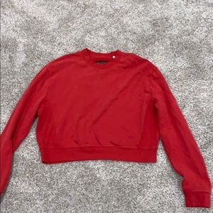 Pacsun/La hearts Cropped sweatshirt